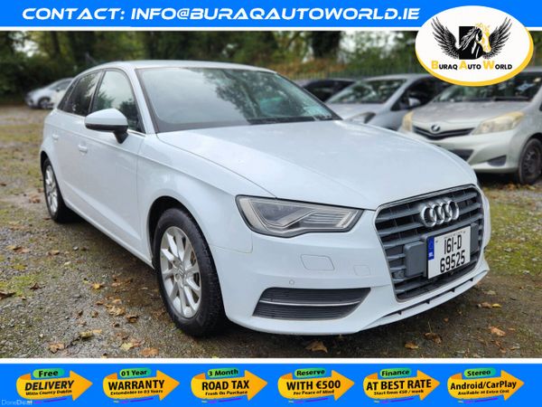 Audi A3 Hatchback, Petrol, 2016, White