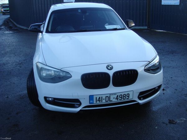 BMW 1-Series Hatchback, Diesel, 2014, White
