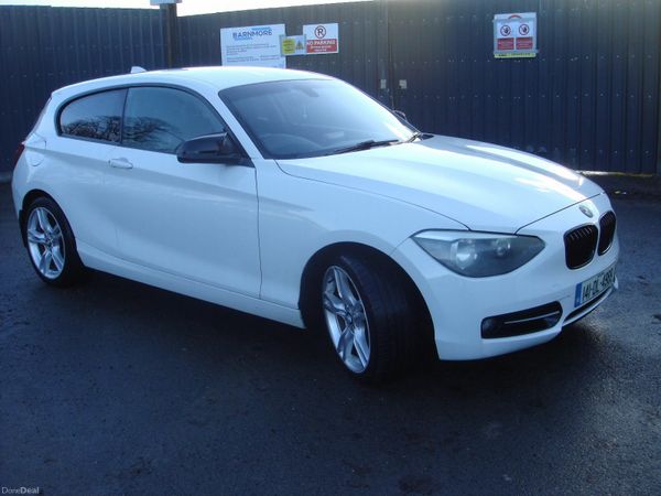 BMW 1-Series Hatchback, Diesel, 2014, White