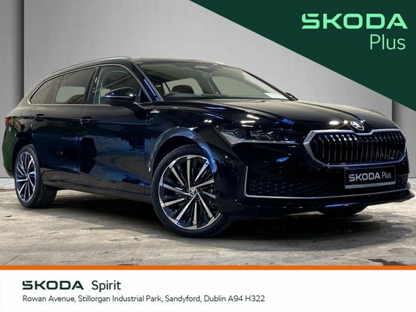 Skoda Superb Estate, Petrol Plug-in Hybrid, 2025, Black