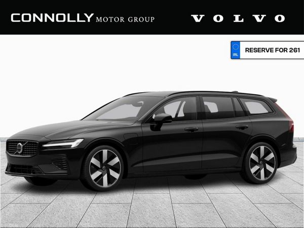 Volvo V60 Estate, Petrol Plug-in Hybrid, 2026, Black