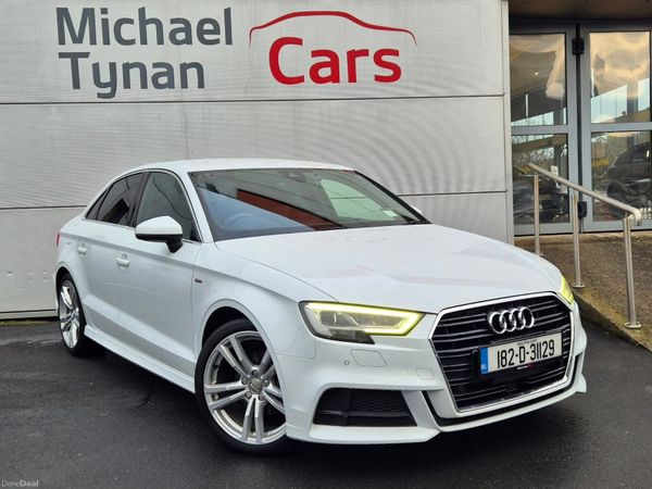 Audi A3 Saloon, Petrol, 2018, White