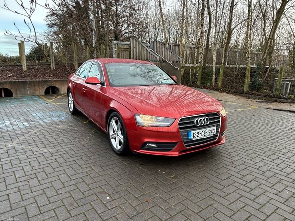 Audi A4 Saloon, Diesel, 2013, Red