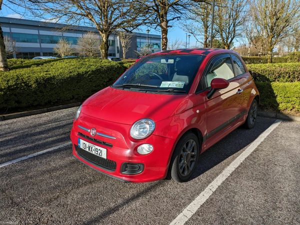 Fiat 500 Hatchback, Petrol, 2013, Red