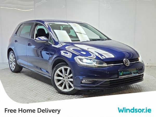 Volkswagen Golf Hatchback, Petrol, 2019, Blue
