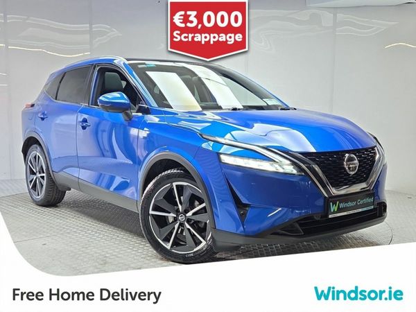 Nissan Qashqai MPV, Petrol Hybrid, 2022, Blue