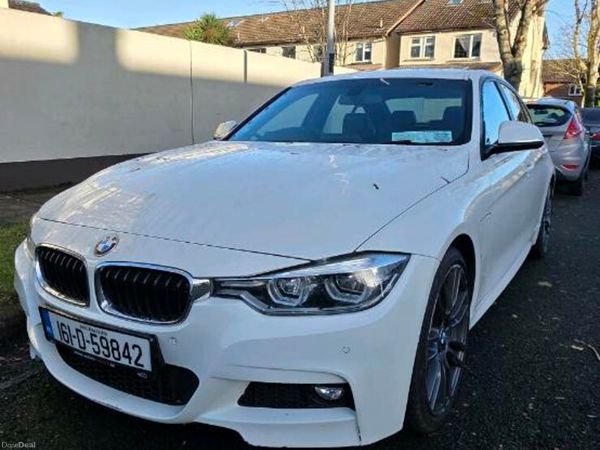 BMW 3-Series Saloon, Petrol Plug-in Hybrid, 2016, White