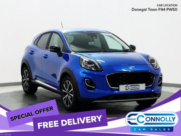 Ford Puma SUV, Petrol Hybrid, 2023, Blue
