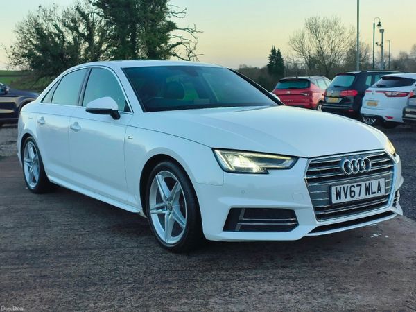 Audi A4 Saloon, Petrol, 2017, White