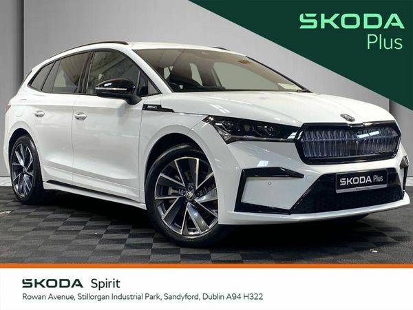 Skoda Enyaq Estate, Electric, 2024, White