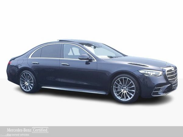 Mercedes-Benz S-Class Saloon, Petrol Plug-in Hybrid, 2024, Blue