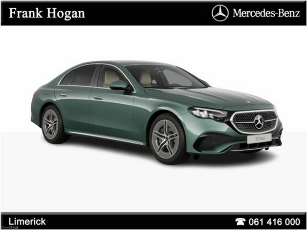 Mercedes-Benz E-Class Saloon, Diesel Plug-in Hybrid, 2026, Green