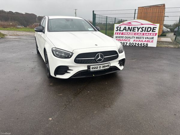Mercedes-Benz E-Class Saloon, Diesel Hybrid, 2022, White