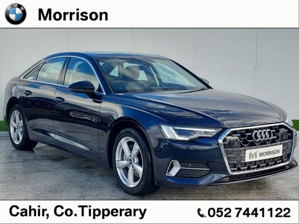 Audi A6 Saloon, Diesel Hybrid, 2024, Blue