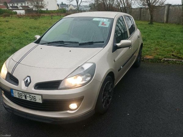 Renault Clio Hatchback, Petrol, 2008, Yellow