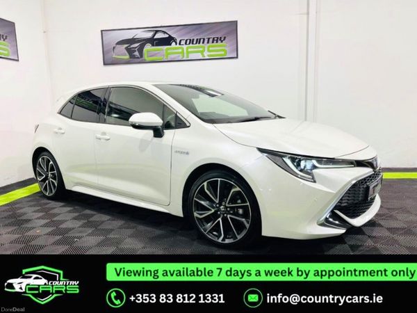 Toyota Corolla Hatchback, Petrol Hybrid, 2019, White