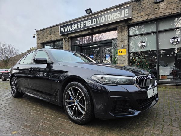 BMW 5-Series Saloon, Petrol Plug-in Hybrid, 2023, Black