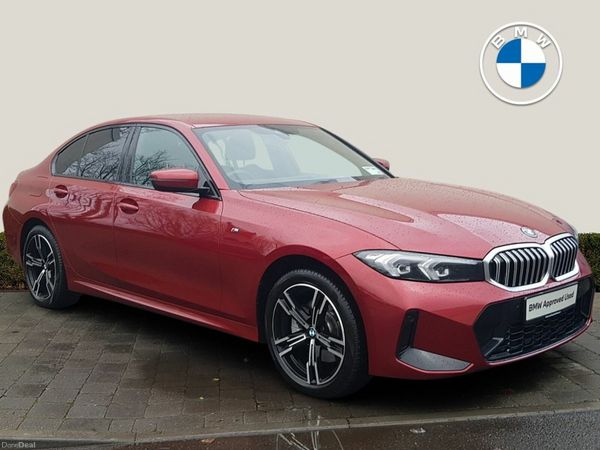 BMW 3-Series Saloon, Petrol Plug-in Hybrid, 2025, Red