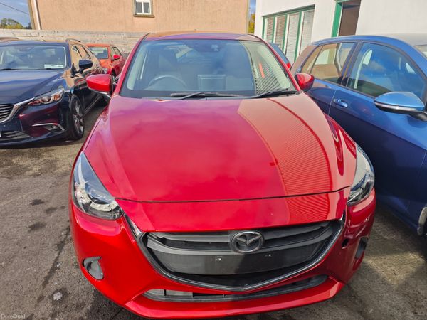 Mazda Demio Hatchback, Petrol, 2017, Red