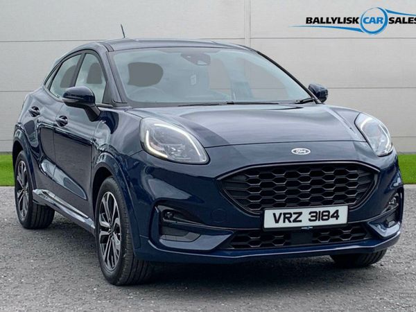 Ford Puma SUV, Petrol Hybrid, 2024, Blue