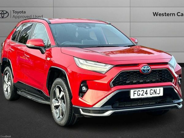Toyota RAV4 SUV, Petrol Plug-in Hybrid, 2024, Red
