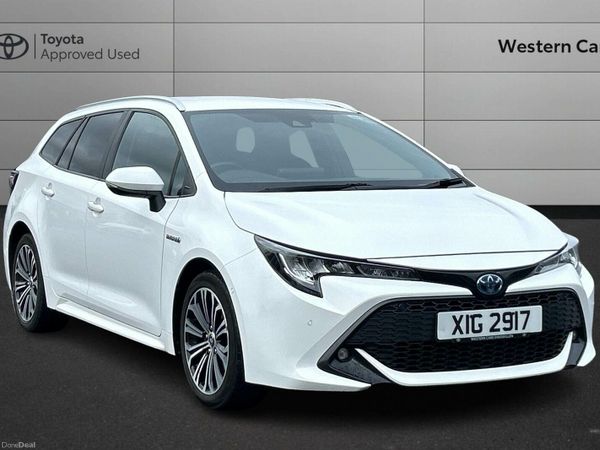 Toyota Corolla Estate, Petrol Hybrid, 2020, White