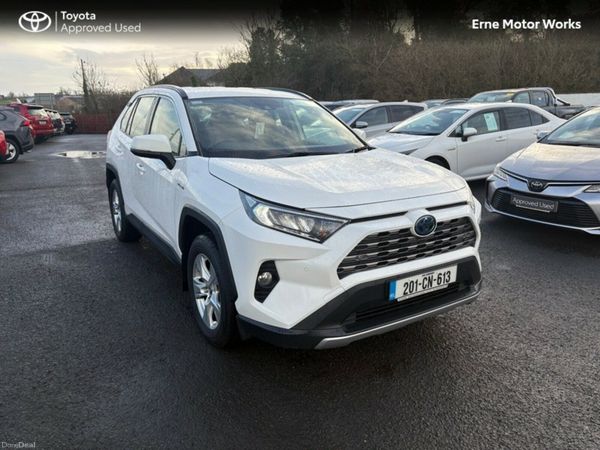 Toyota RAV4 SUV, Petrol Hybrid, 2020, White