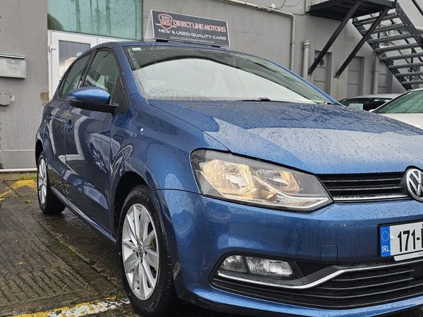 Volkswagen Polo Hatchback, Petrol, 2017, Blue