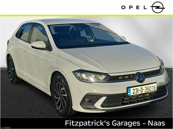 Volkswagen Polo Hatchback, Petrol, 2023, White
