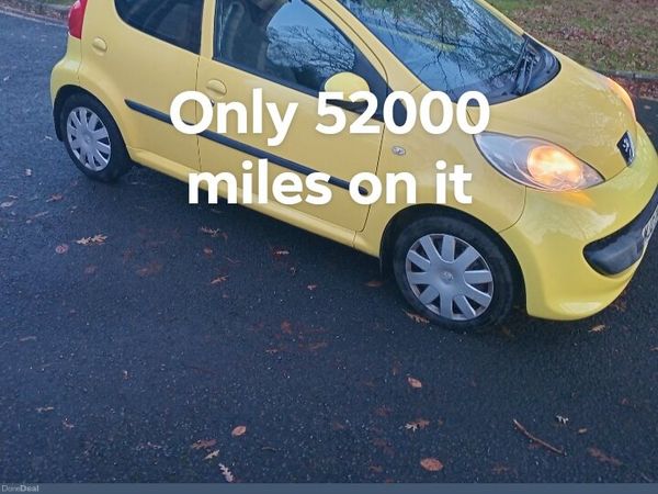 Peugeot 107 Hatchback, Petrol, 2007, Yellow