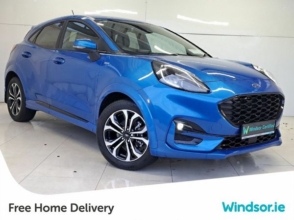 Ford Puma SUV, Petrol Hybrid, 2022, Blue