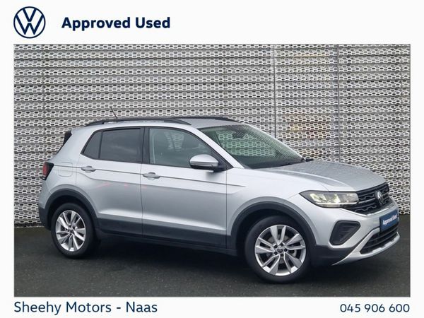 Volkswagen T-Cross SUV, Petrol, 2025, Silver