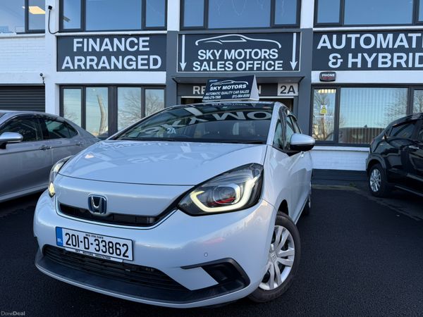 Honda Jazz Hatchback, Petrol Hybrid, 2020, White