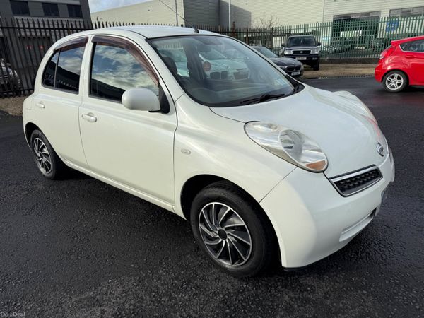 Nissan March Hatchback, Petrol, 2008, White