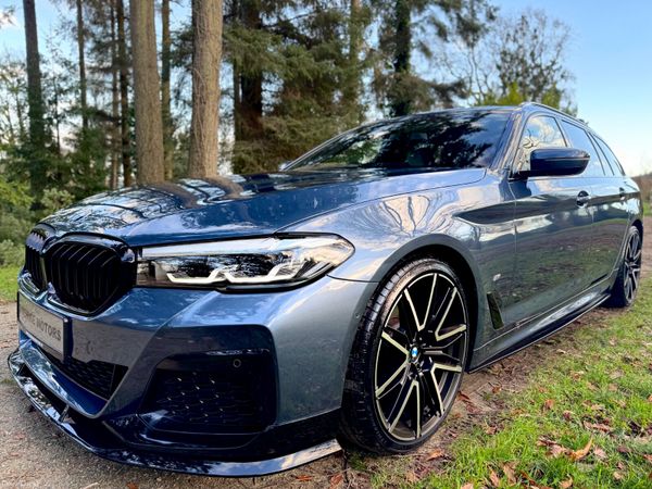 BMW 5-Series Estate, Diesel, 2024, Blue