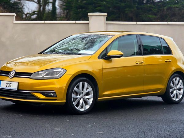 Volkswagen Golf Hatchback, Petrol, 2017, Gold