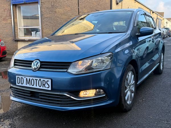 Volkswagen Polo Hatchback, Petrol, 2017, Blue