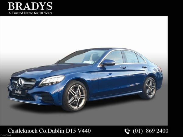 Mercedes-Benz C-Class Saloon, Diesel, 2020, Blue