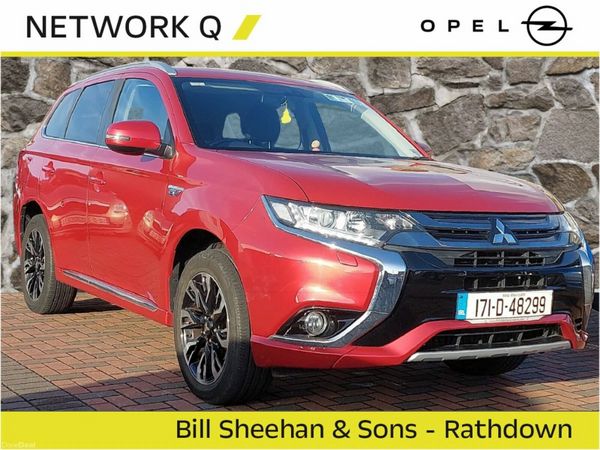 Mitsubishi Outlander SUV, Petrol Hybrid, 2017, Red