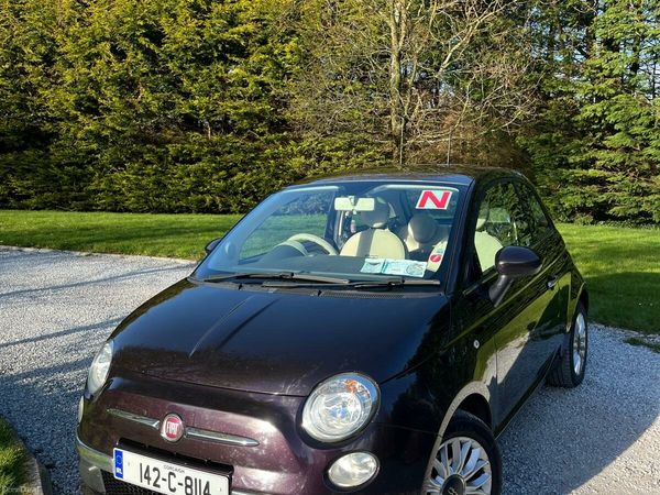 Fiat 500 Hatchback, Petrol, 2014, Purple