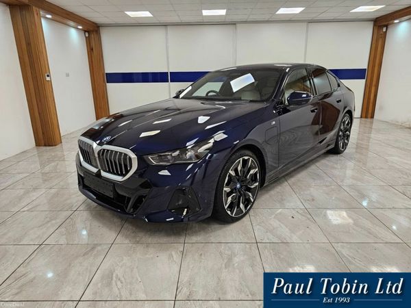 BMW 5-Series Saloon, Petrol Plug-in Hybrid, 2025, Blue