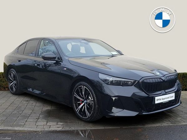 BMW 5-Series Saloon, Petrol Plug-in Hybrid, 2025, Black