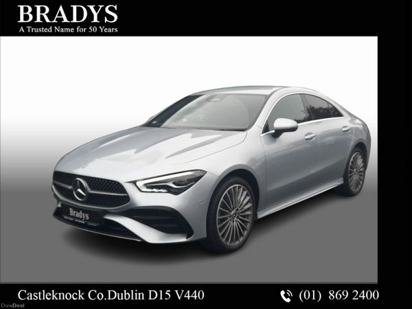 Mercedes-Benz CLA Coupe, Petrol Plug-in Hybrid, 2024, Silver