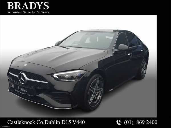 Mercedes-Benz C-Class Saloon, Petrol Plug-in Hybrid, 2024, Black