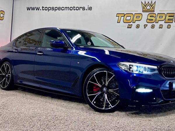 BMW 5-Series Saloon, Diesel, 2018, Blue