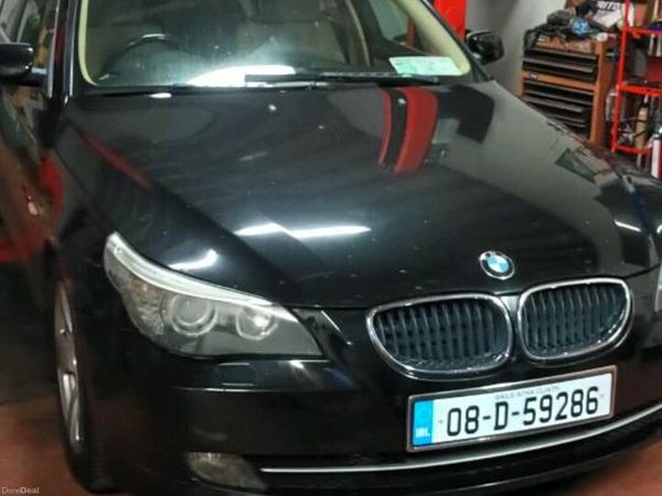 BMW 5-Series Saloon, Diesel, 2008, Black
