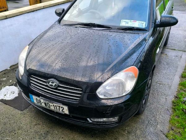 Hyundai Accent Saloon, Petrol, 2008, Black