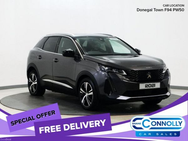 Peugeot 3008 SUV, Petrol Hybrid, 2021, Grey