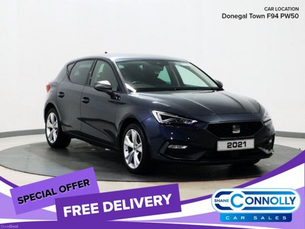 SEAT Leon Hatchback, Petrol Hybrid, 2021, Grey