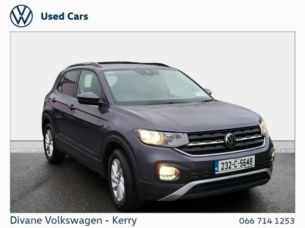 Volkswagen T-Cross SUV, Petrol, 2023, Grey